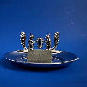 Vintage Hamilton Mid-Century Squirrel Ashtry